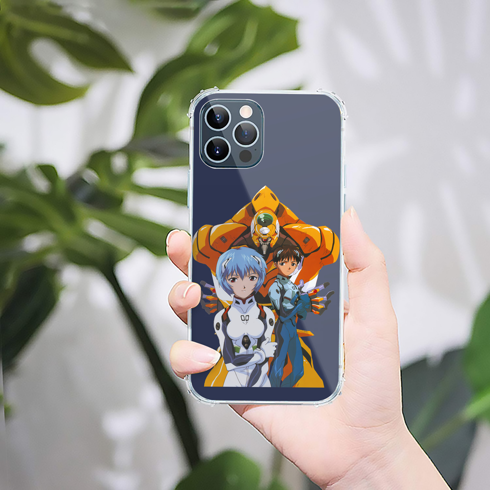 （画像用） EVA 新世紀エヴァンゲリオン 【iPhone 12シリーズ対応】透明スマホケース（クリアソフトケース）